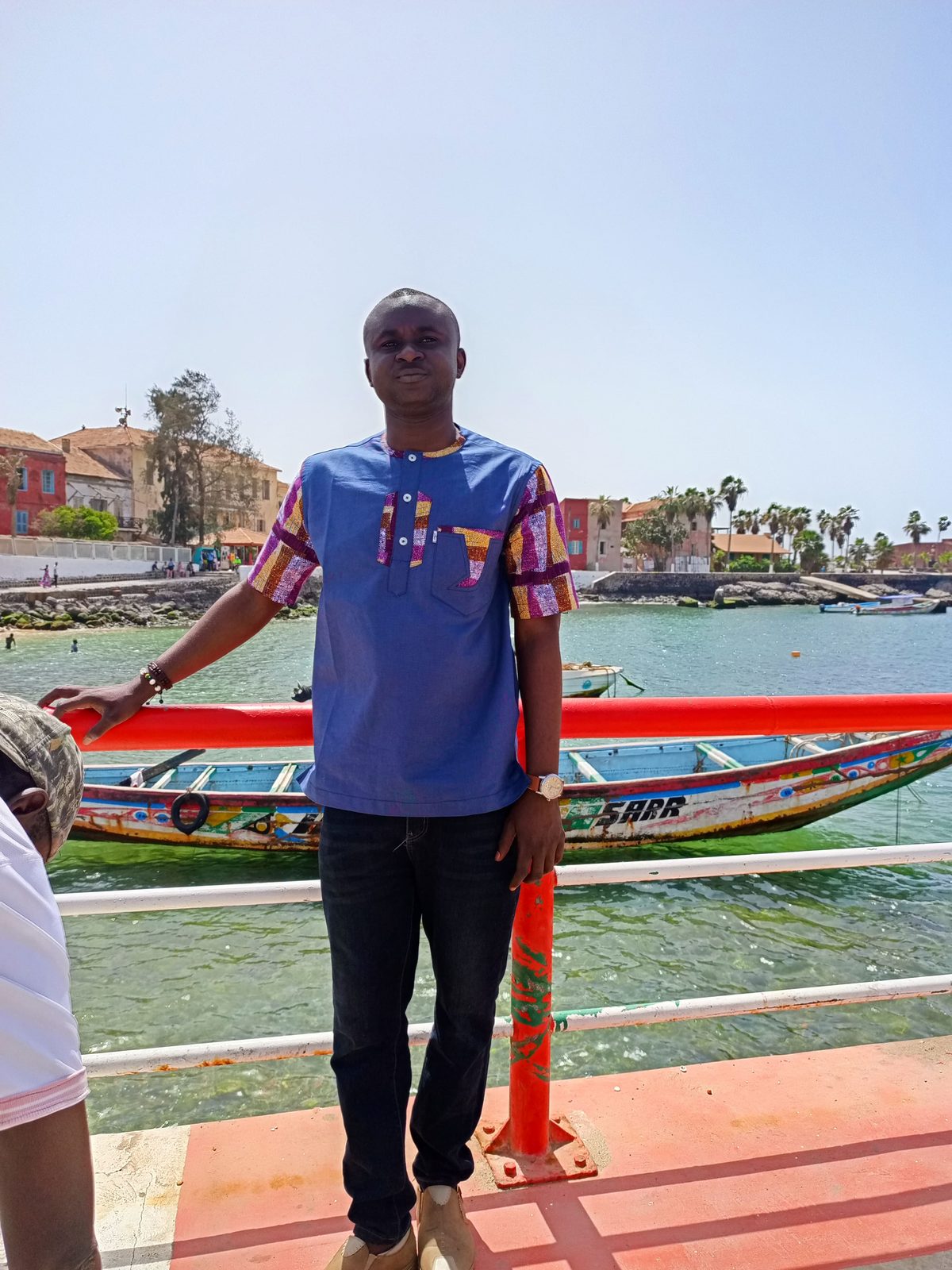 Adnan Adamou à Gorée, Sénégal